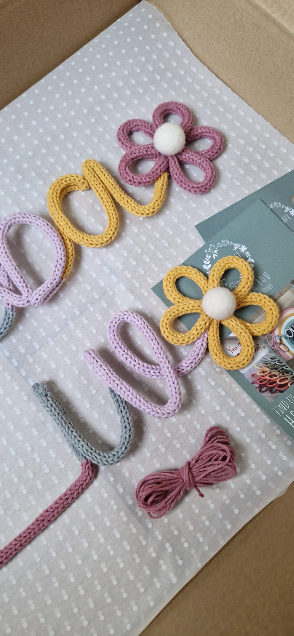 Rope words (All one Colour) - Hestacraft